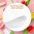 MECCANIXITY 60 PCS White Circle Cutouts Paper, 8 Inch Round Cutouts 200gsm/75lb - Image 3