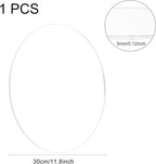 BENECREAT 12 Inch Clear Acrylic Sheet Round Circle Dis Acrylic Sheet - Image 2