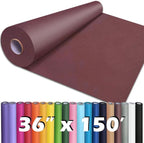 PerkHomy Wine Red Kraft Paper Roll 36" x 1 by PerkHomy