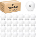 Evershine 24 Pack 4 Inch Craft Foam Ball by Evershine