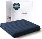 YnM 15lbs Weighted Blanket for Adults, Cotton Heavy Bed Throw Blanket by YNM