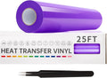 VinylRus Heat Transfer Vinyl-12” x 25FT Iron on Vinyl Roll by VinylRus