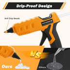 100W Cordless Hot Glue Gun for DeWalt 20V MAX Battery Wireless Power Glue Gun - Image 7