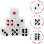 SUPVOX 6 Dice Set Single-Sided Resin Dice 0.62 Inch Game - Image 7