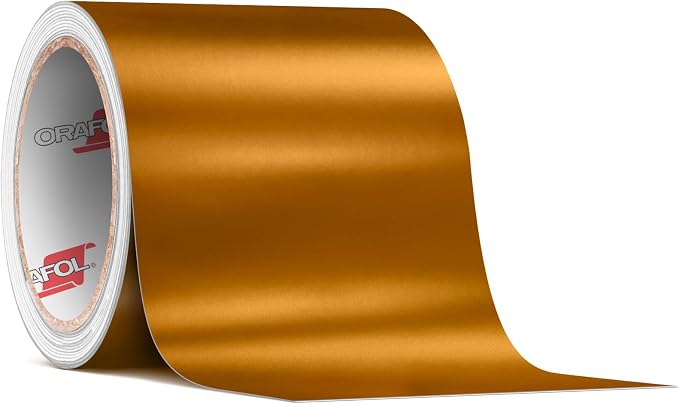 ORACAL 651 Gloss Metallic Copper Permanent Vinyl Tape Roll – Premium Adhesive by Orafol