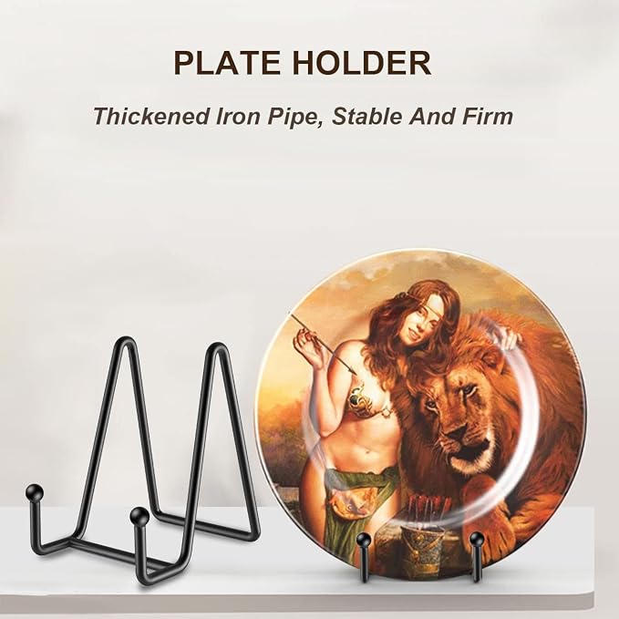 Hoewina Plate Stands for Display, Metal Frame holder stand for Book Holder - Image 7