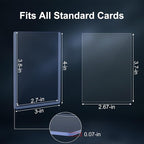 1000 Card Sleeves Hard Plastic, Premium Trading Card Holder - Image 5