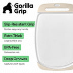 GORILLA GRIP BPA-Free Reversible Kitchen Cutting Board Set of 3, US Designed - Image 2