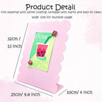 2 Pack Metal Pink Scalloped Magnet Display Board - Image 2