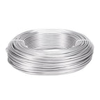 Fashewelry 114 Feet 10 Gauge Aluminum Wire Silver Bendable Metal Craft Wire by FASHEWELRY