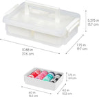 IRIS USA 1 Qt. Plastic Storage Bins - Image 2