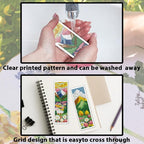ACRNIGHEET 6PCS Cross Stitch Bookmark Kit - Image 3