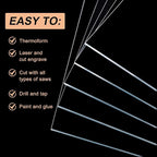 Acrylic Sheets 20PCS Large Quantity Premium Material Lightweigh Transparent - Image 8