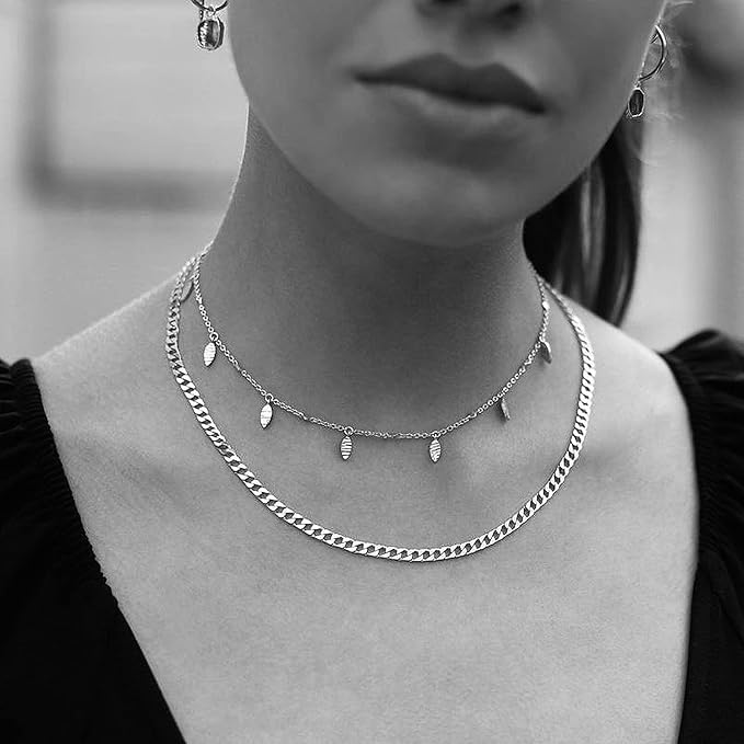 Jishi 16ft Cuban Link Chain Roll 6mm Silver Stainless Steel Necklace Chains - Image 5