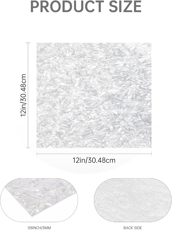 Acrylic Sheets Pearlescent Glitter Acrylic Sheet 1/8 Thickness Acrylic Sheets - Image 2