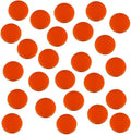 LITKO 18mm Game Tokens | Bingo, Board & Card Counters | Set of 25 | Orange | by LITKO