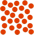 LITKO 18mm Game Tokens | Bingo, Board & Card Counters | Set of 25 | Orange | by LITKO