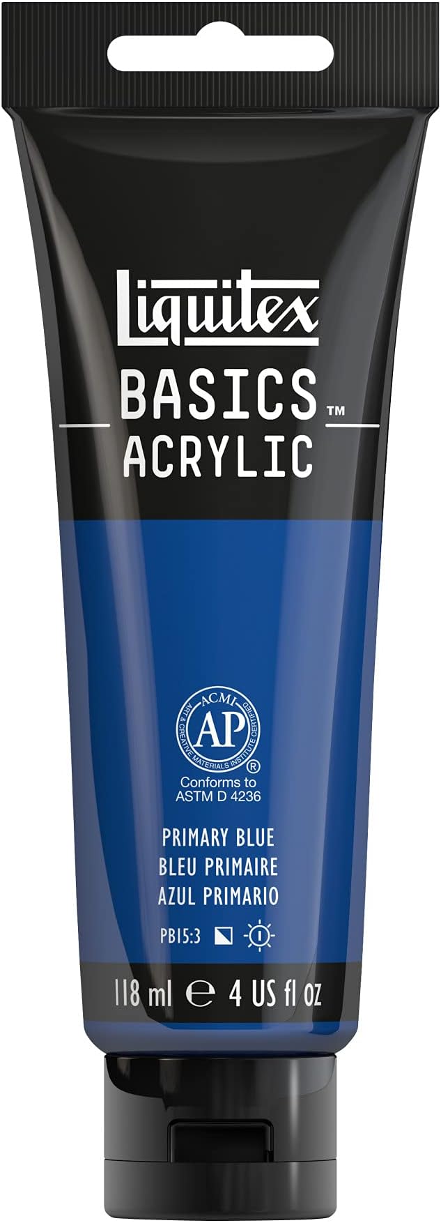 Liquitex BASICS Acrylic Paint, 118ml Tube, Primary Blue by Liquitex