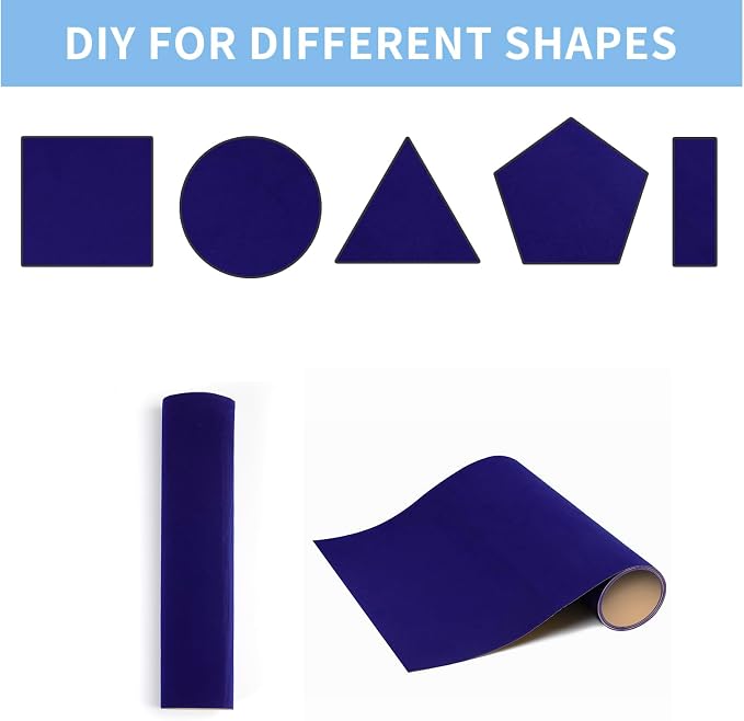 Mesheshe 2PCS Self Adhesive Felt Sheets, DIY Sheet - Image 4