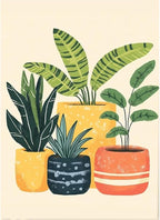 niurenmaoyi Green Plants Stamped Cross Stitch Kits by Unknown