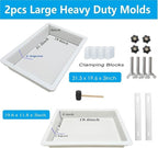 2Pcs Large Reusable Epoxy Mold - Image 2