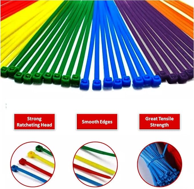 Kable Kontrol Green Zip Ties 4 Inch 100 Pcs, 18 Lbs Tensile Strength, - Image 3