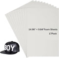 Funria 17pcs 3mm Puff Embroidery Foam 9“ x 12”, Creates a 3D Embroidery Effect by Funria