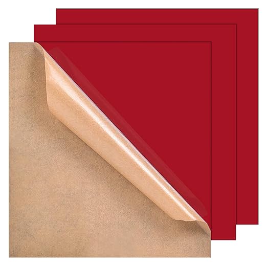 3 Pcs Red 12 x 12 x 1/8 Inch Acrylic Sheets | Laser Cutting Plastic Plexiglass by Frddiud