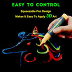 FansArriche Glow in the Dark Fabric Paint, 32 Colors x 20 ml Neon Paint | - Image 4