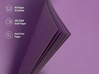 potricher 8 x 8 Inch DIY Scrapbook Photo Album 80 Pages Thick Kraft Blank - Image 5
