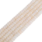 Songxi 5x8mm Natural Yellow Angel Stone Rondelle Beads, Gemstone - Image 3