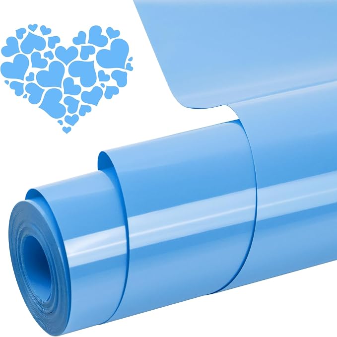 PU Heat Transfer Vinyl Lake Sea Blue, 12Inches×20FT Iron on by Unknown