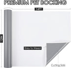 TORC Gray Permanent Vinyl 12" x 14 FT Matte Gray Adhesive Vinyl Roll Compatible - Image 2