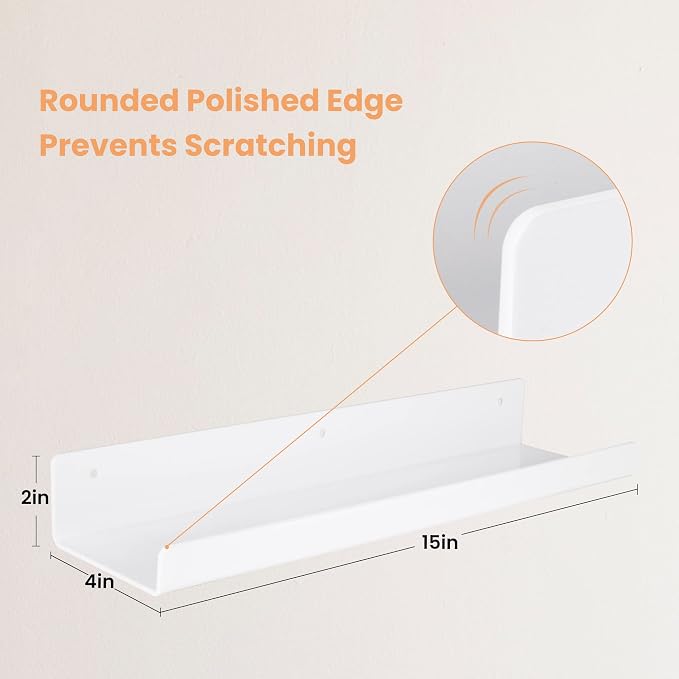 upsimples 4 Pcs 15" Acrylic Shelves - Image 3