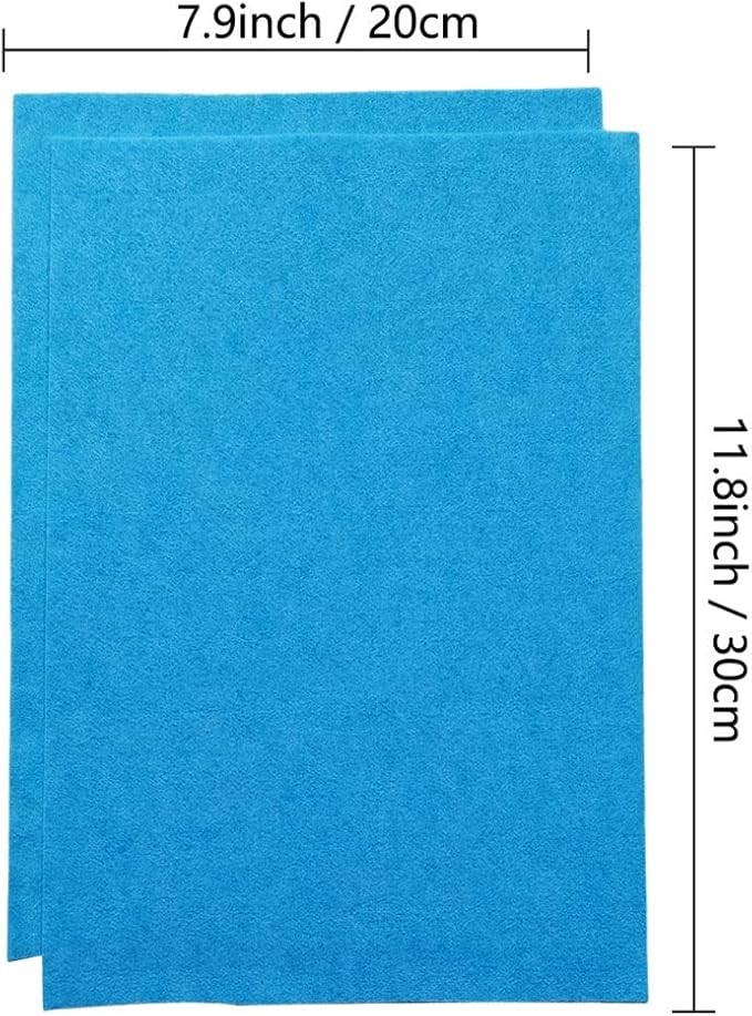 Jtnohx Color Felt, Soft Felt Sheets, 1.4mm Thick 8"x12" Handicraft Felt Fabrics - Image 2