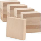 LEXININ 20 PCS 4 x 4 x 1 Inch Square Wood Carving Blocks, Unfinished Basswood by LEXININ