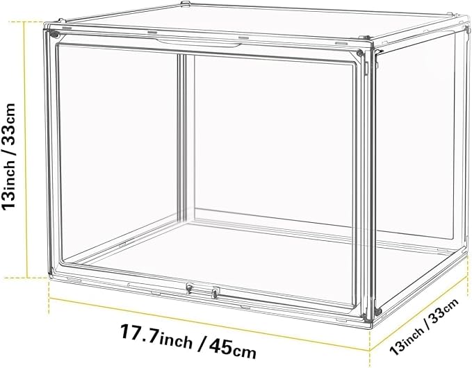 GUDEMAY Large Clear Stackable Acrylic Storage Bins - Image 6