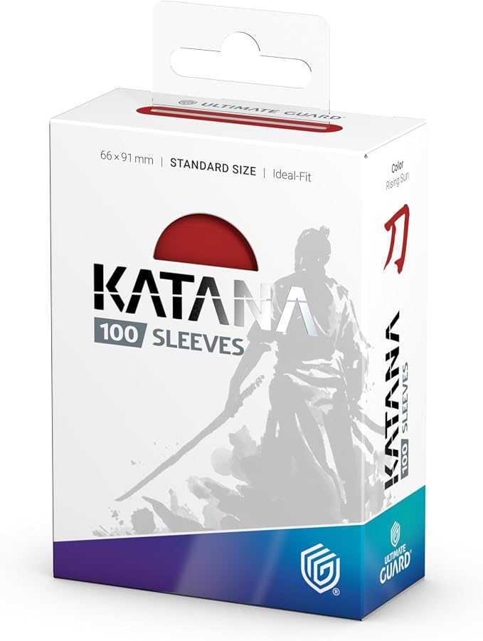 Ultimate Guard Katana Card Sleeves: 100 Standard Size TCG Sleeves, 66 x 91mm - Image 3