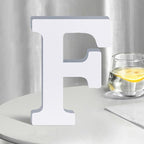 White Wooden Letters 8 Inch for Wall Decor, Large Unfinished Wood Letters for by SETNDTS