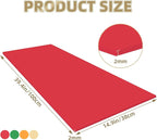 biguphate EVA Foam Roll - 2mm Thick Red Craft Foam Sheets - 15" x 39" Large - Image 2