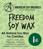 American Soy Organics - 1 lb Freedom Soy Wax Beads - Image 7