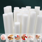 Manarty White Hot Glue Sticks Full Size, Adhesive Hot Melt Gluing Sticks - Image 7