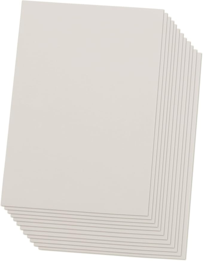 White Eva Foam Sheets, 2mm Thick, 6 x 9 Inch, Handicraft Foam Paper by Ader+Products