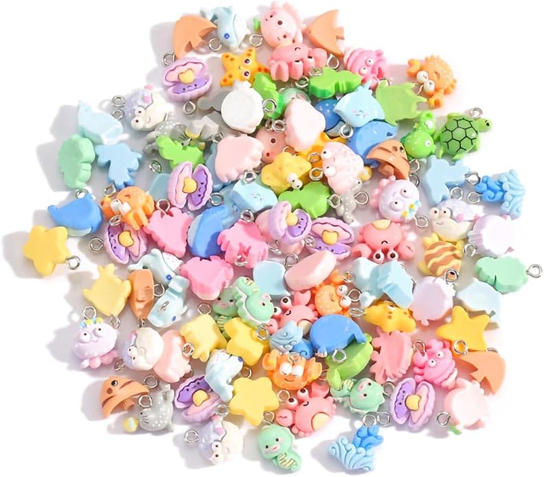 Resin Charms Kawaii Cute Charm for Keychain Jewelry Earring making Girls - Image 2