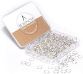 BEADNOVA 7mm Open Jump Rings for Jewelry Making Silver Jewelry Jump Rings for by BEADNOVA