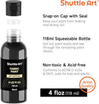 Shuttle Art Black Fabric Paint, 4 oz Fabric Paint - Image 3