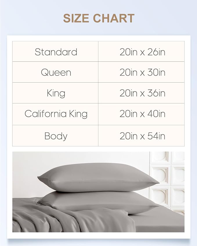 THXSILK Set of 2 100% Natural Mulberry Silk Pillowcases - Image 9