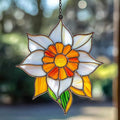 Narcissus Mosaic Style Acrylic Suncatcher Stained Glass Effect Window Car by AVAGAN