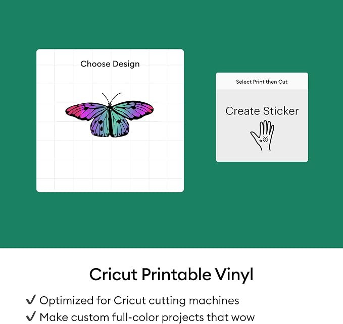 Cricut Silver Vinyl Sticker Paper | Printable Stickers - Image 5