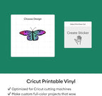 Cricut Silver Vinyl Sticker Paper | Printable Stickers - Image 5